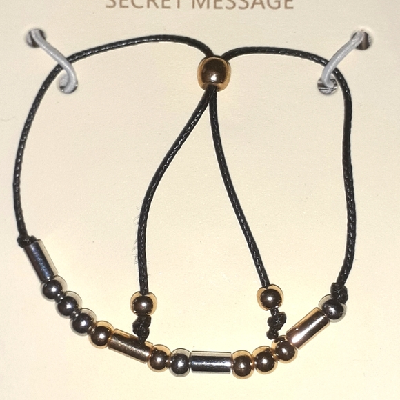Morse Code Secret Message bracelet - Picture 3 of 3
